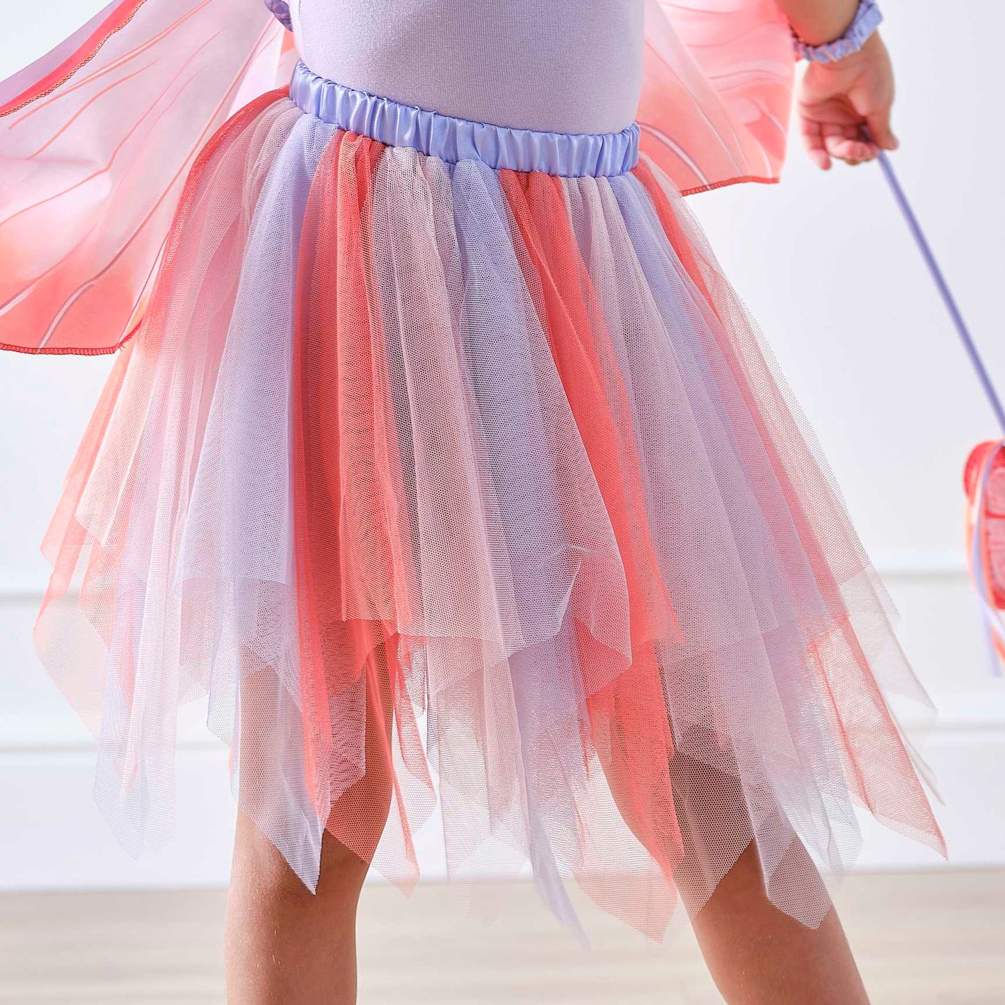 Red & Lilac Kids Butterfly Costume Tutu Skirt - party costumes and dress ups from Party & Pout Australia