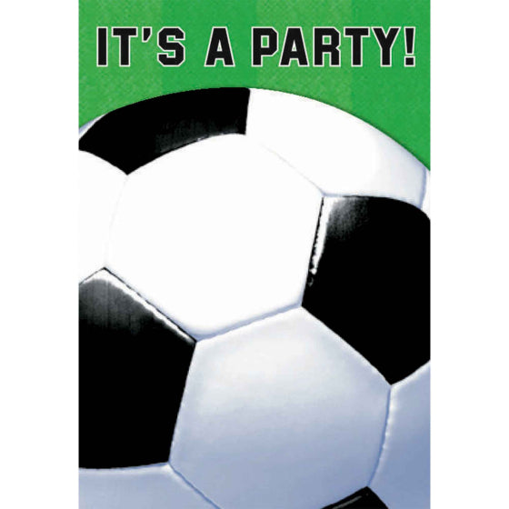 soccer football birthday party invitations – kids party supplies australia