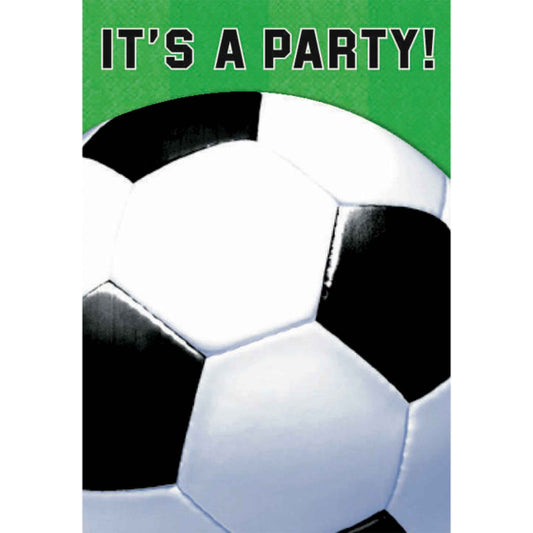soccer football birthday party invitations – kids party supplies australia