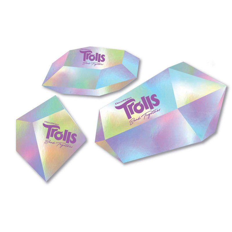 Trolls 3 Band Together Diamond Crystals Party Decorations - party supplies and decorations from Party & Pout Australia