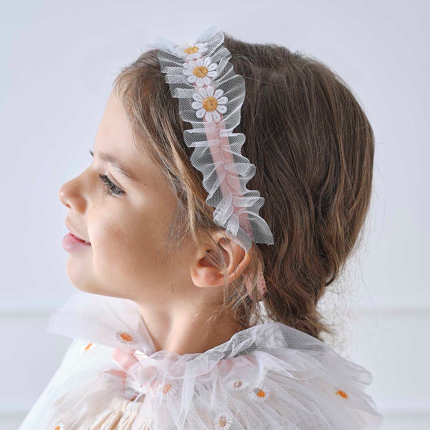 White & Pink Daisy Flower Headband Crown - party costumes and dress ups from Party & Pout Australia