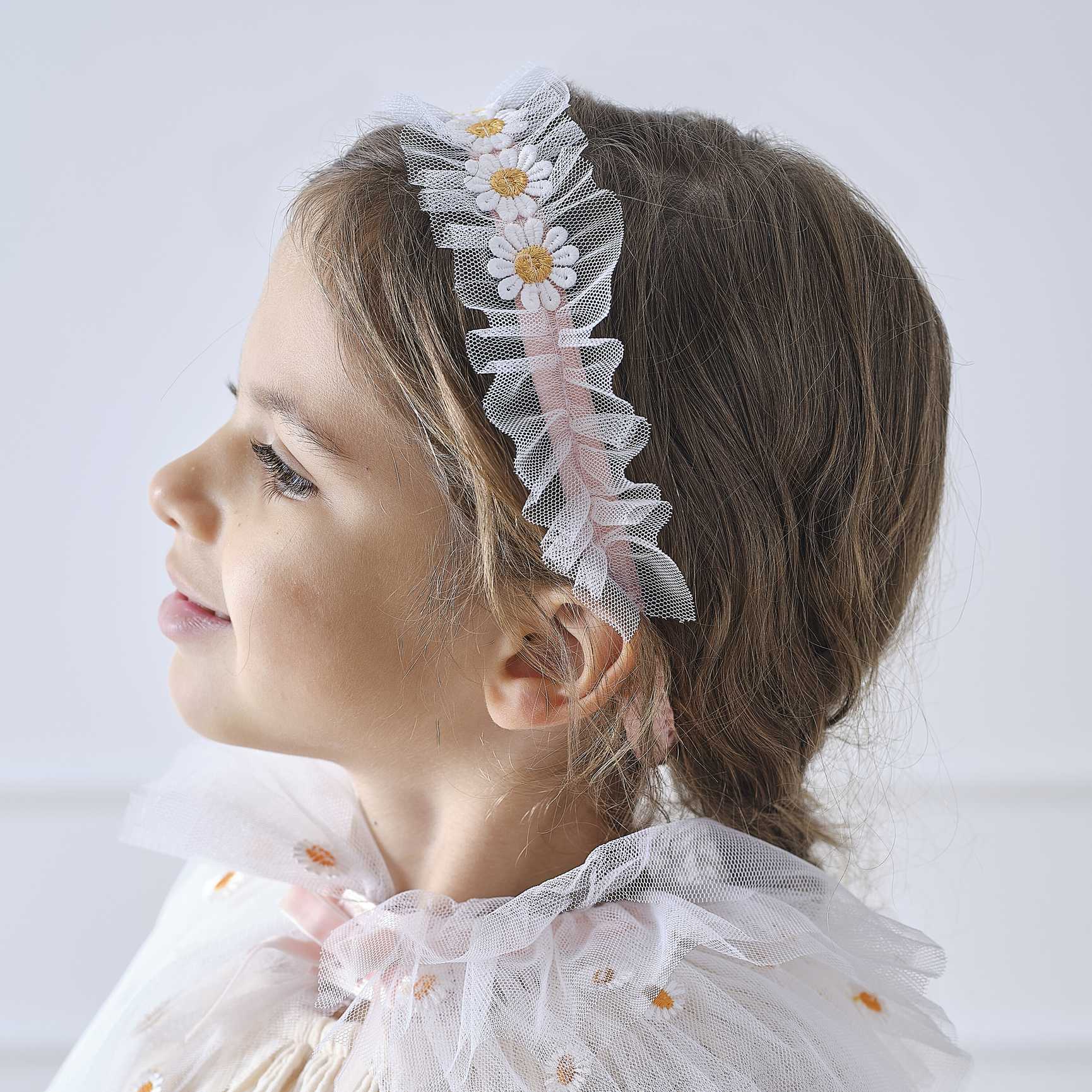 White & Pink Daisy Flower Headband Crown - party costumes and dress ups from Party & Pout Australia