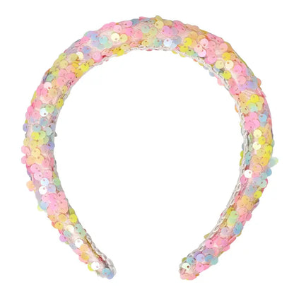 pastel rainbow sequin headband – gift accessory australia