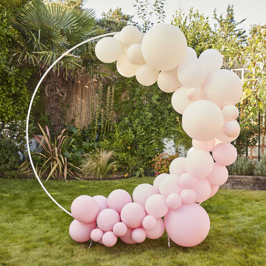 Nude and pink balloon arch kit 75 pack party decoration Australia