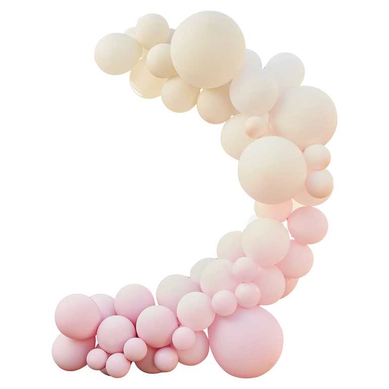 DIY balloon garland kit nude pink balloons celebration supplies