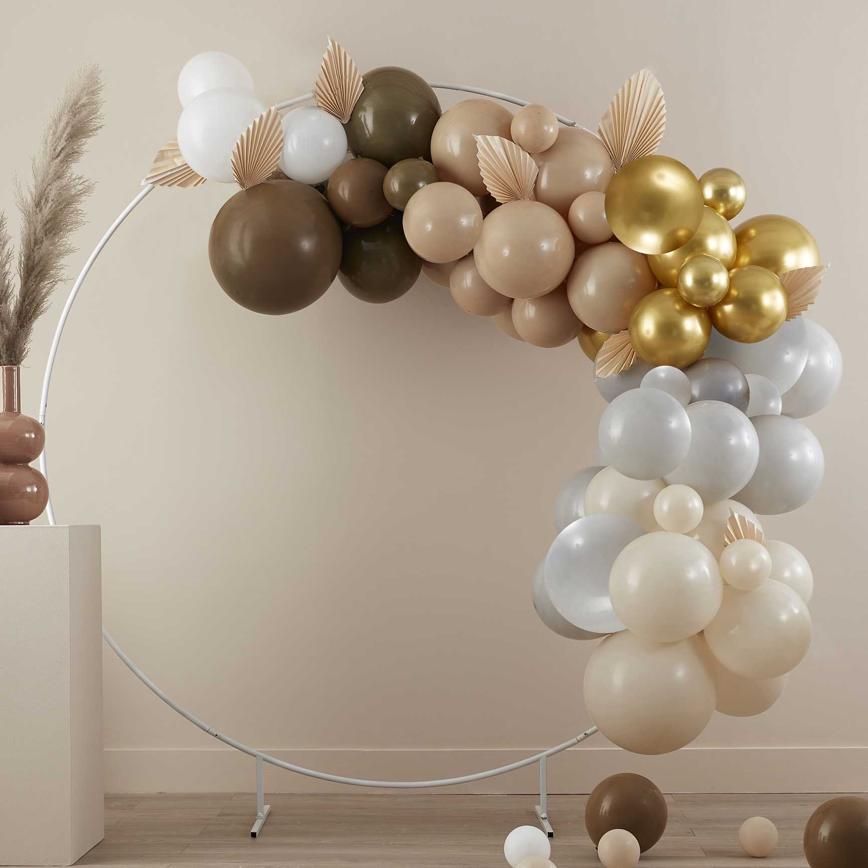 Taupe, Brown & Nude DIY Balloon Garland Kit - balloon garlands and arches from Party & Pout Australia