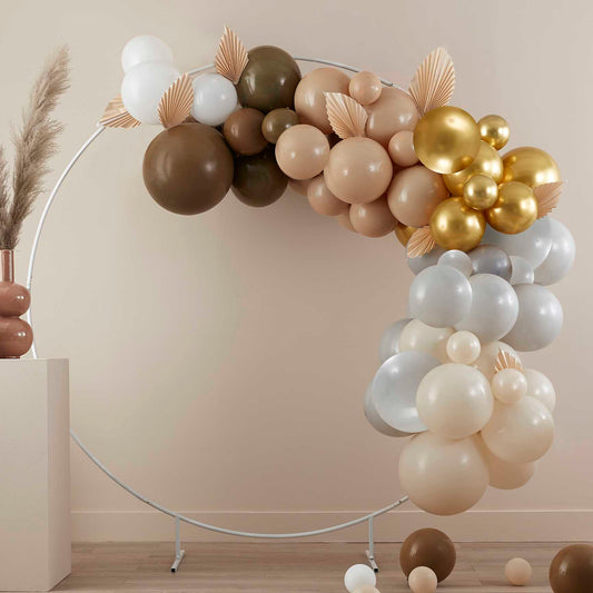 Taupe, Brown & Nude DIY Balloon Garland Kit - balloon garlands and arches from Party & Pout Australia