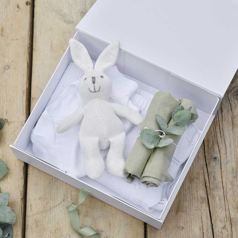 baby shower hey baby gift box elegant botanical keepsake box neutral baby gifts
