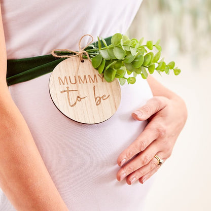 Botanical Baby Mummy To Be Tummy Sash - party supplies and decorations from Party & Pout Australia