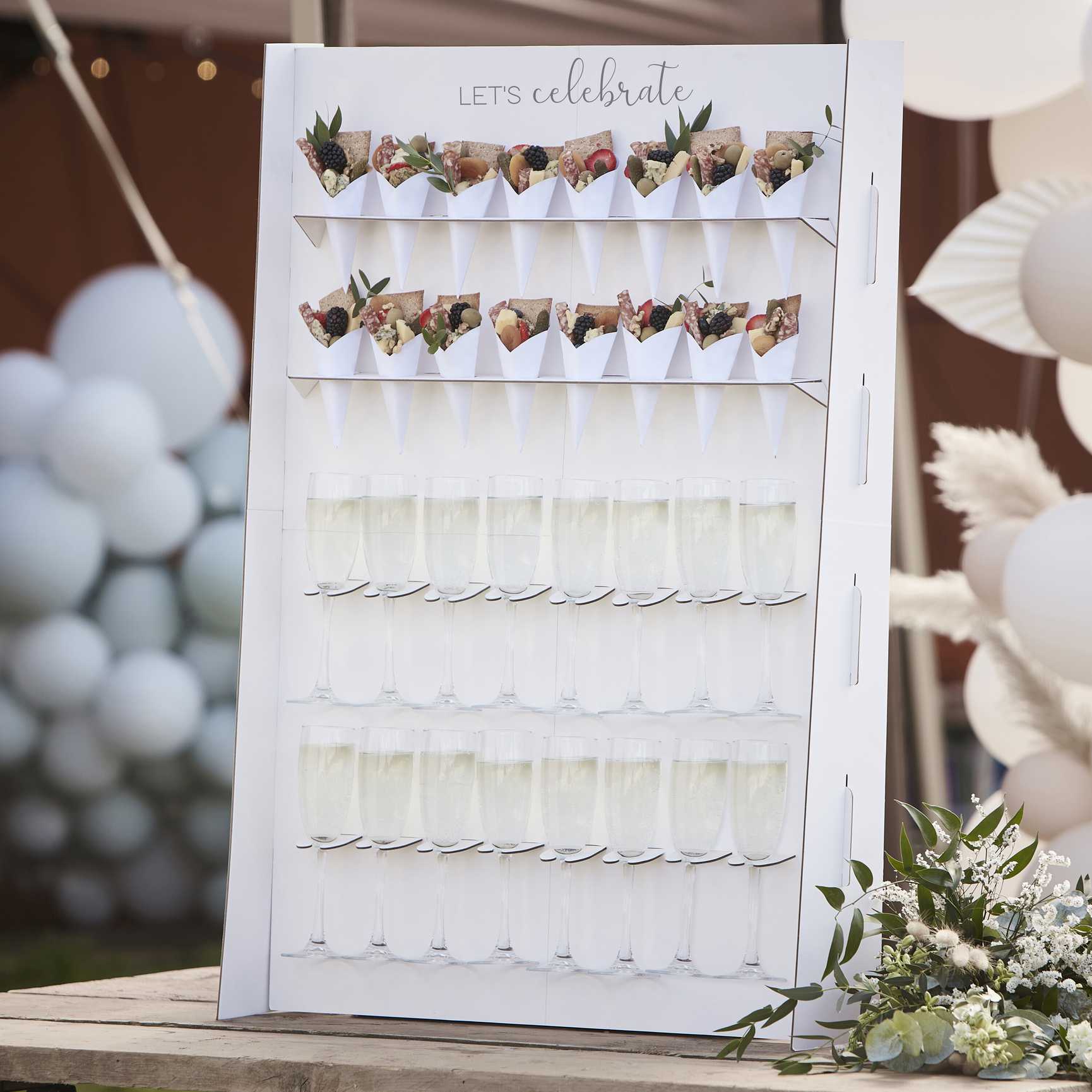 Eco-Friendly Canape Grazing Drink Stand - party supplies and decorations from Party & Pout Australia