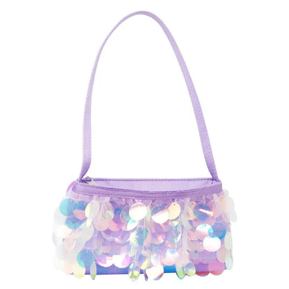shimmering mermaid iridescent sequin handbag kids dress up bag Australia

