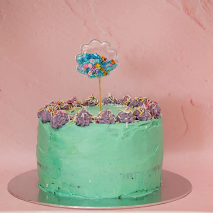 blue mermaid shell cake topper under the sea cake decoration Australia
