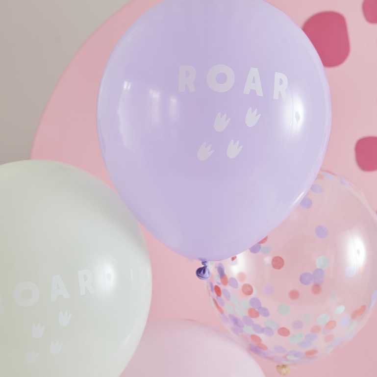 5-pack latex balloon bundle pastel birthday decorations