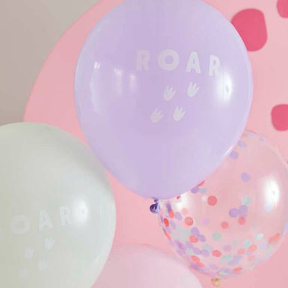 5-pack latex balloon bundle pastel birthday decorations