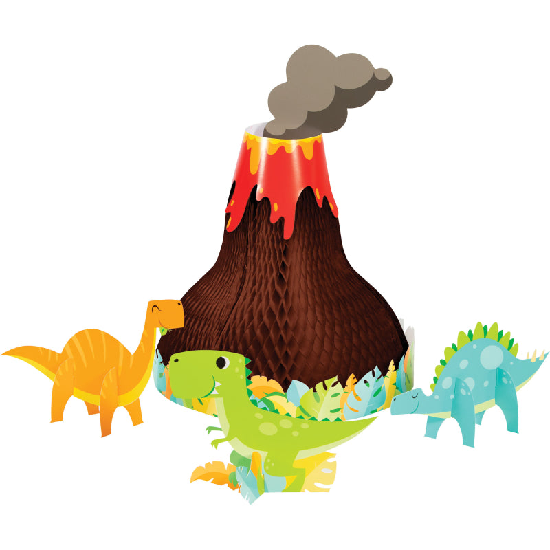 Dinosaur Volcano 3D Table Party Centrepiece Decoration - party supplies and decorations from Party & Pout Australia