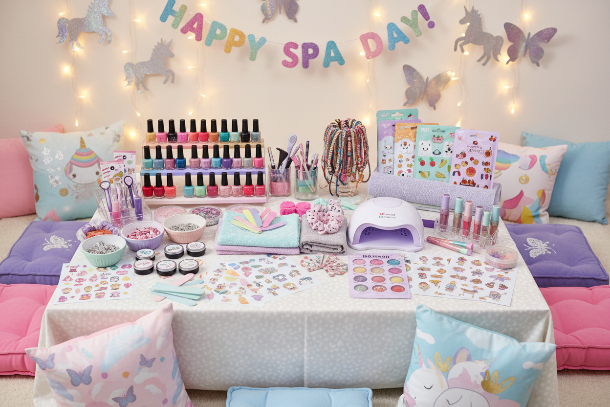 do it again but make it more young girl orientated make sure to include nail salon things