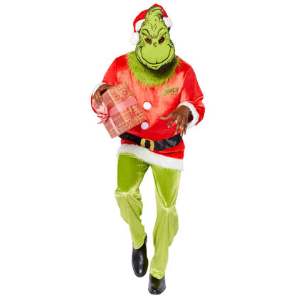 Dr Suess The Grinch Christmas Mens Adult Costume - Christmas party decorations and tableware from Party & Pout Australia