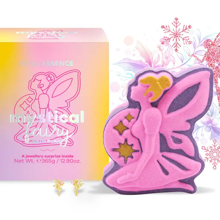 Mystical Fairy Bath Bomb with surprise silver jewellery gift Australia