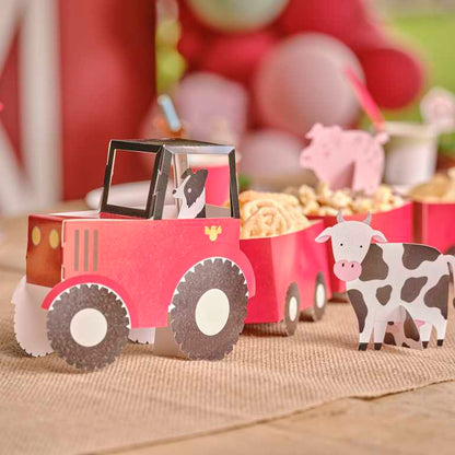 Farm animal party treat stand dessert display Australia