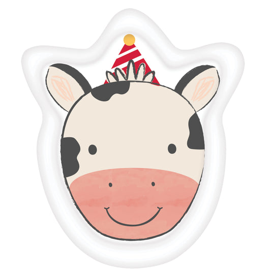 Farm Animal Cow Paper Party Plate - party plates and tableware from Party & Pout Australia