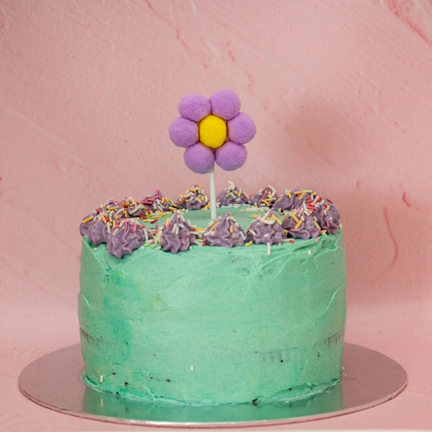 lilac floral cake decoration topper for birthdays celebrations Australia