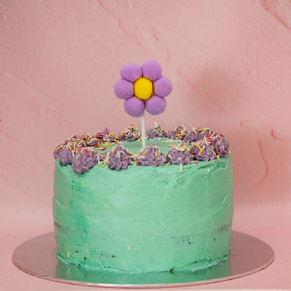 lilac floral cake decoration topper for birthdays celebrations Australia