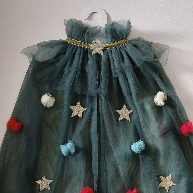 kids christmas tree costume cape – festive fancy dress outfit australia