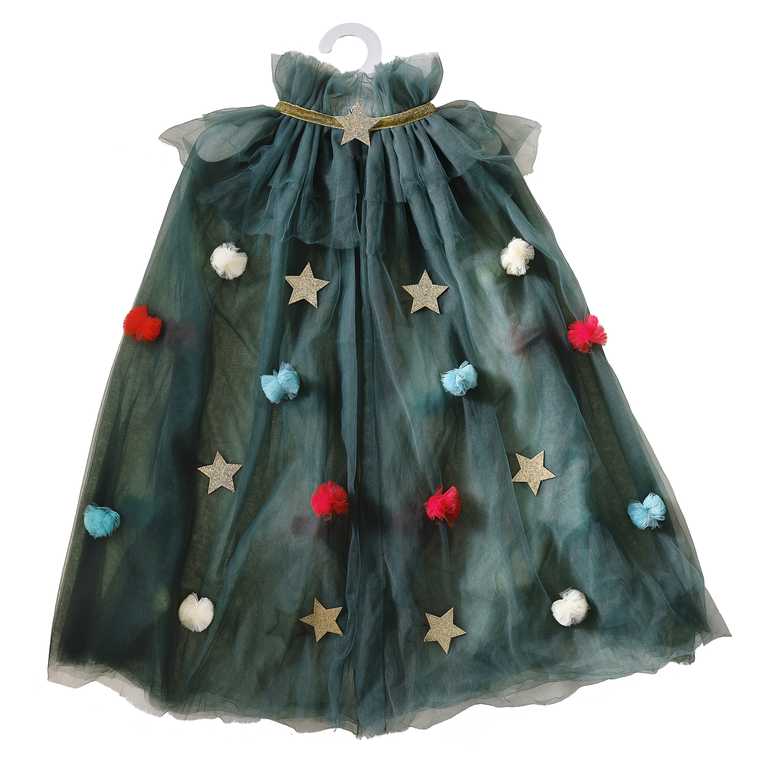 kids christmas tree costume cape – festive fancy dress outfit australia