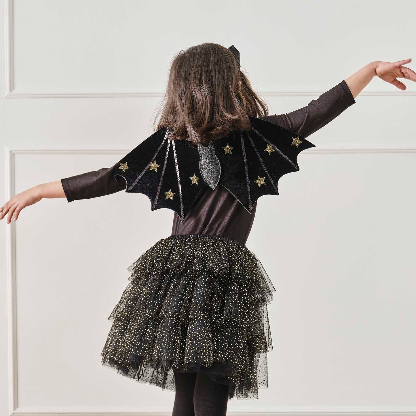 Black & Gold Sparkle Halloween Witch Tutu - party costumes and dress ups from Party & Pout Australia