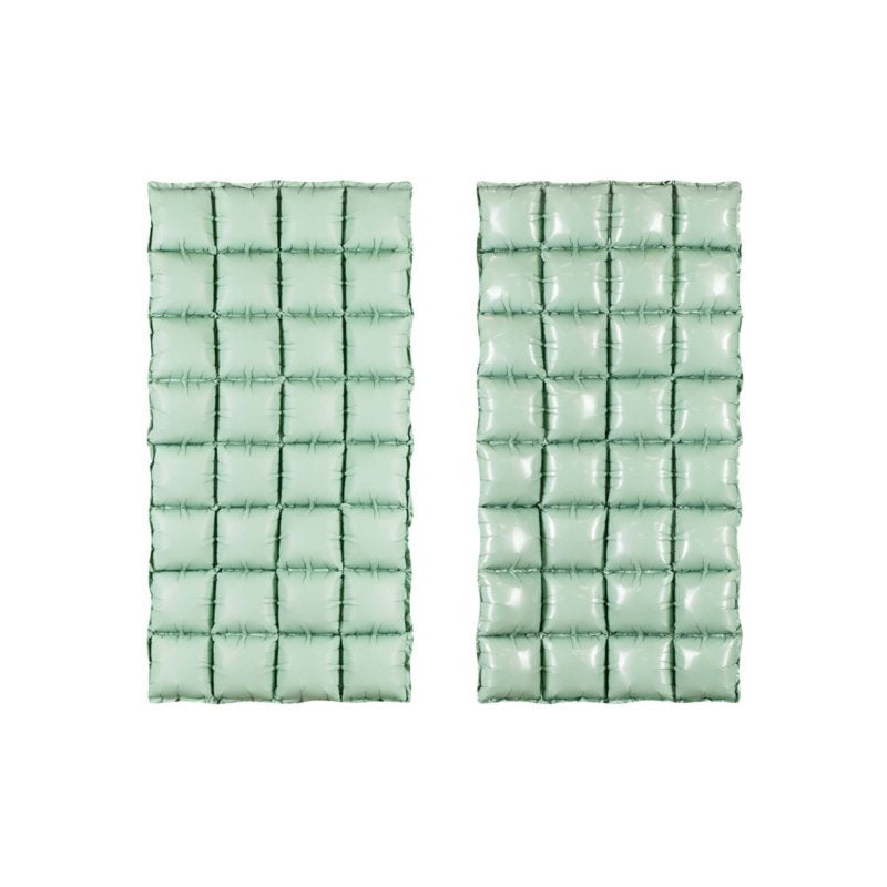 mint green balloon backdrop – matte and metallic party decoration australia