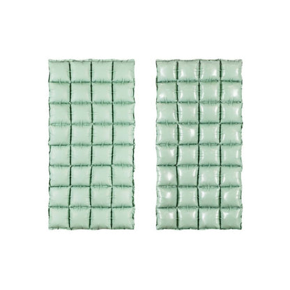 mint green balloon backdrop – matte and metallic party decoration australia