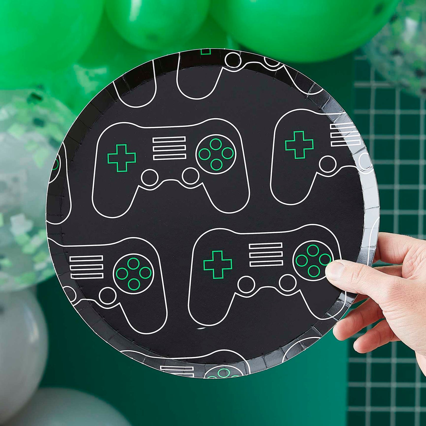 game controller paper plates – kids birthday party supplies australia