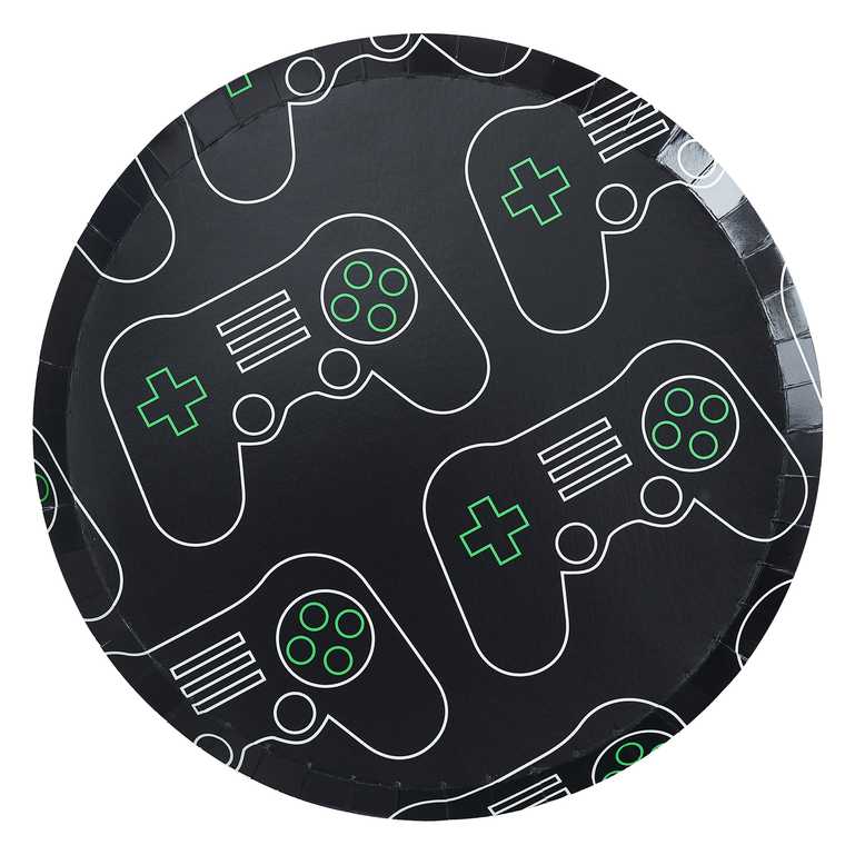 controller print paper plates pack 8 – party decorations australia