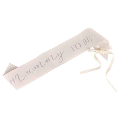 Elegant sash for expecting mum baby shower decoration Australia