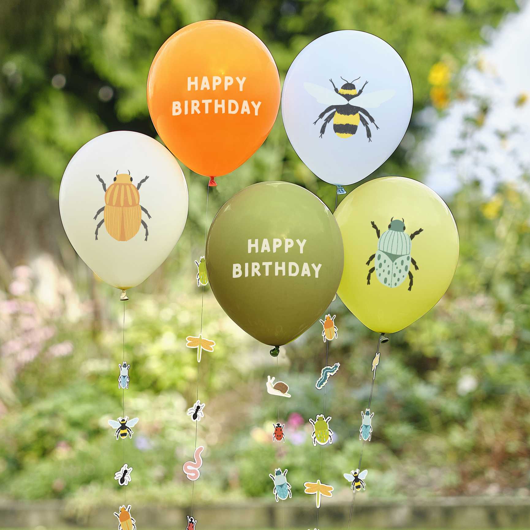 Insect & Bug Theme Birthday Party Balloons - party balloons and balloon decorations from Party & Pout Australia