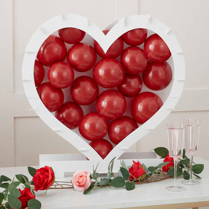 Love Heart Shaped Balloon Mosaic Stand - party balloons and balloon decorations from Party & Pout Australia