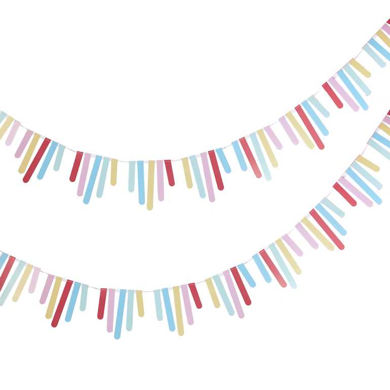 Party bunting garland colourful fringe for celebrations Australia