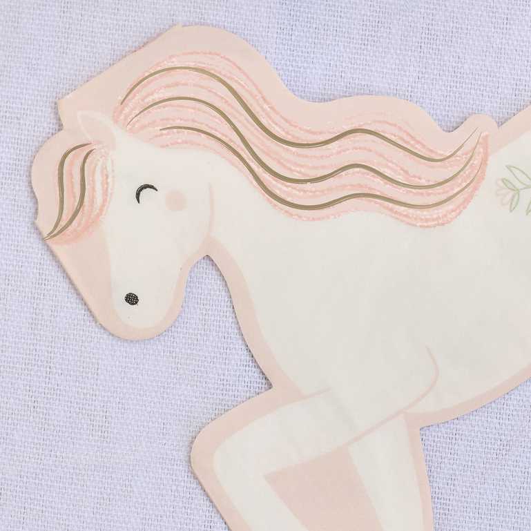 Pony birthday napkins princess theme party supplies