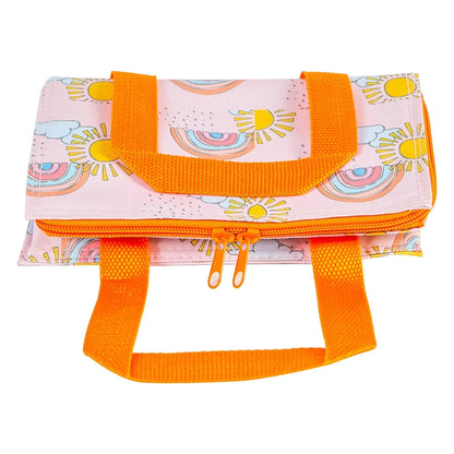 Cute rainbow lunch bag for work school picnic supplies Australia
