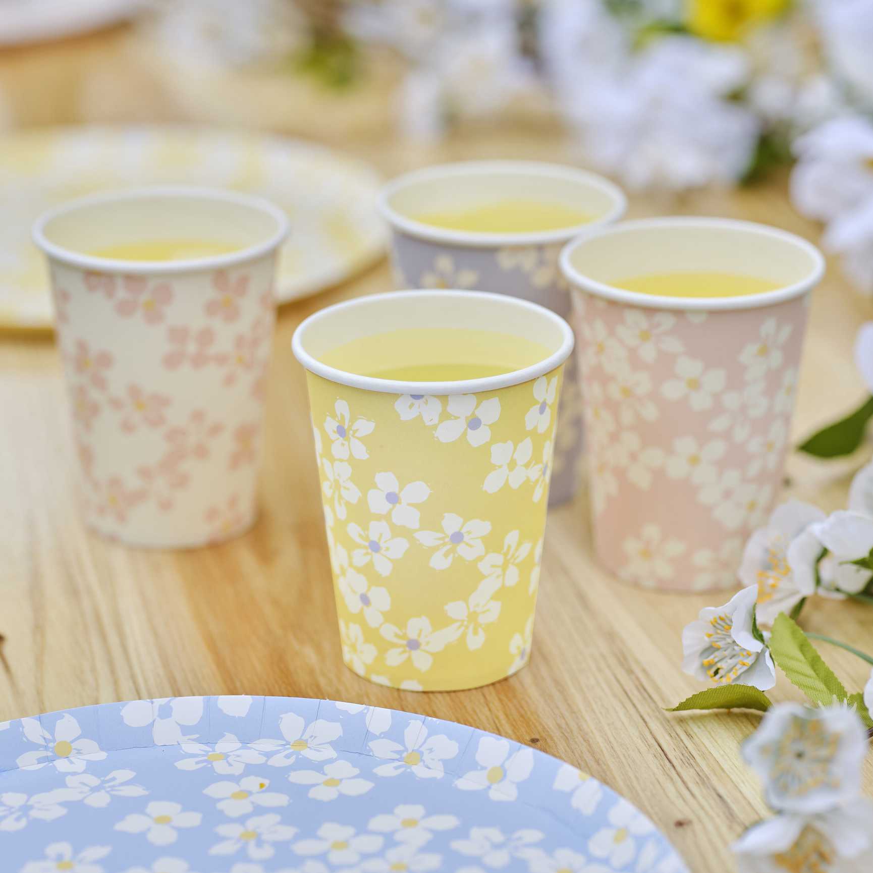 Flower Floral Spring Paper Party Cup - party cups and drinkware from Party & Pout Australia