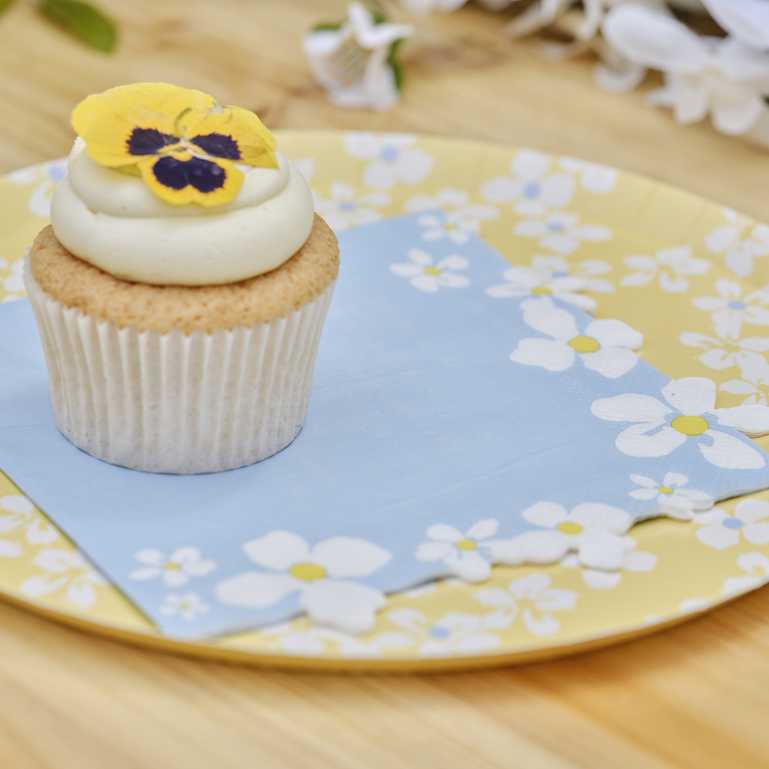 Floral napkins 16-pack garden party décor disposable napkins