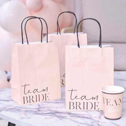 Team Bride paper gift bags for hen party Australia