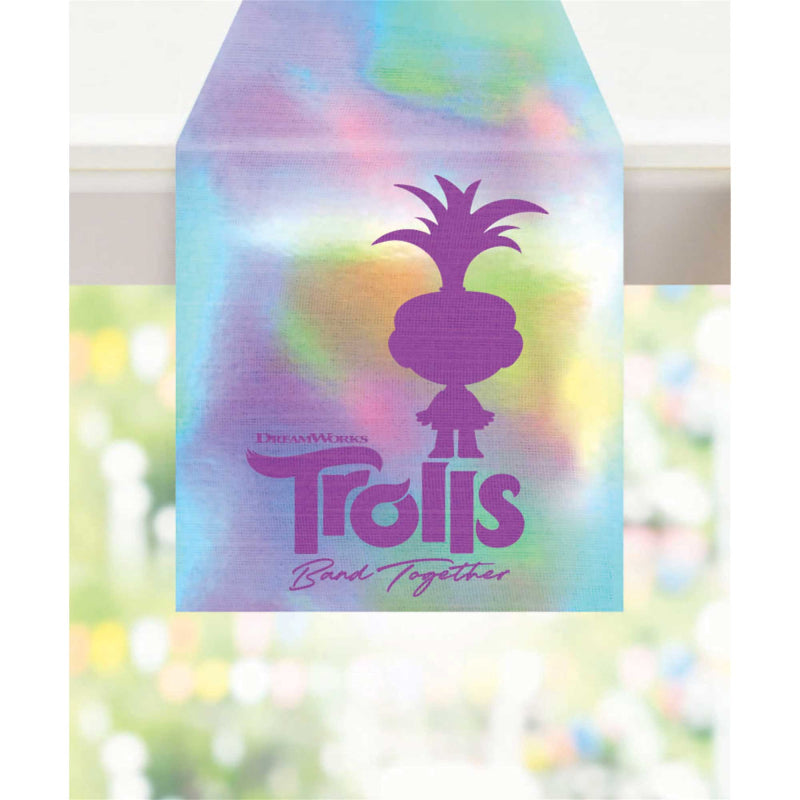 Trolls 3 Band Together Table Runner - party supplies and decorations from Party & Pout Australia