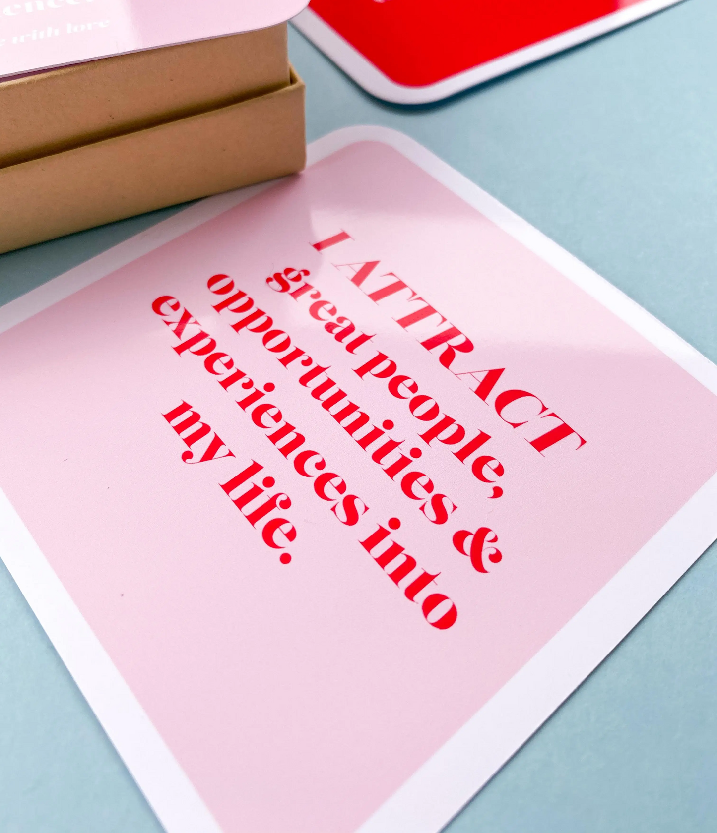 affirmation cards valentines greeting love cards red pink inspirational messages