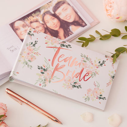 Floral Hens Party Bridal Shower Photo Album Keepsake Gift - party supplies and decorations from Party & Pout Australia