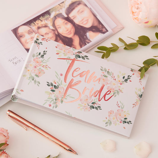 Floral Hens Party Bridal Shower Photo Album Keepsake Gift - party supplies and decorations from Party & Pout Australia