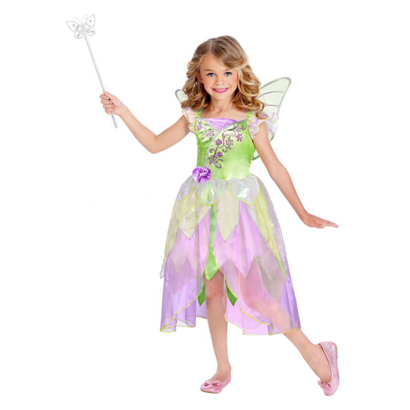 Kids Garden Fairy Princess Pixie Costume 5-7 years - party costumes and dress ups from Party & Pout Australia