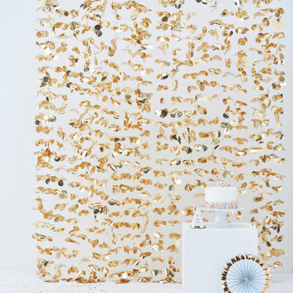gold backdrop flower curtain metallic party backdrop wedding décor australia