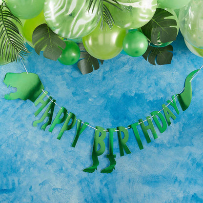 happy birthday dinosaur bunting 2m kids party decorations australia