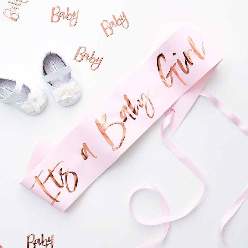 baby shower sash baby girl celebration ribbon sash maternity shower décor